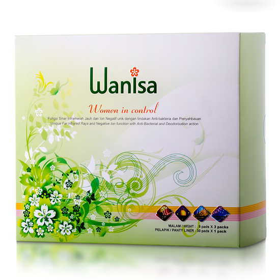 Picture of WANISA Sanitary Napkin (A Combination of Night and Panty Liner)