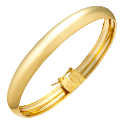 Picture of Classic Plain Bangle Gold Plated