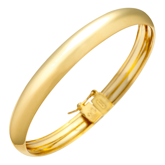Picture of Classic Plain Bangle Gold Plated