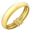 Picture of Bold Simple Thick Bangle Gold Plated