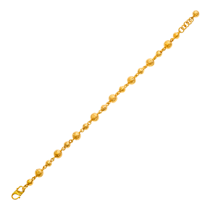 Picture of Minimalist Ball Chain Bracelet Gold Plated (Bola) (16.5cm)