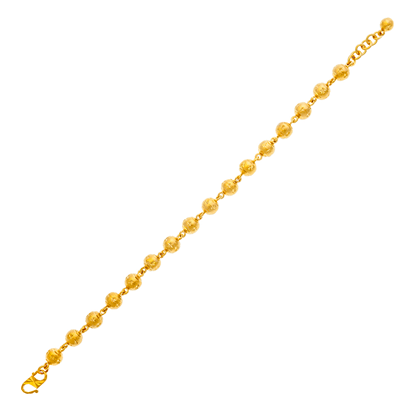 Picture of Simple Starry Ball Chain Bracelet Gold Plated (Bola) (16-17cm)