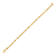 Picture of Simple Mixed Bamboo and Ball Chain Bracelet Gold Plated (Bola Buluh) (16-17cm)