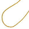 Picture of Twist Rope Chain Necklace Gold Plated (Pintal) (80cm)