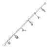 Picture of Fashion Lover Chain Bracelet Rhodium Plated