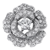 Picture of Rafflesia Flower Brooch in Rhodium Plated