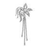 Picture of Rhodium-plated Brooch (BH 5084)