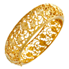 Picture of Bloom Filigree Flower Bangle Gold Plated