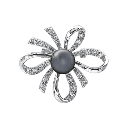 Picture of Rhodium-plated Brooch (BH 5075)