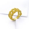 Picture of Bold Interlocking Curb Chain Ring Gold Plated (Coco)