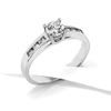 Picture of Classic Promise Engagement Ring Rhodium Plated