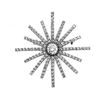 Picture of Shining Sun Brooch Rhodium Plated