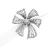 Picture of Lace Bow Flower Brooch Rhodium Plated