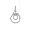 Picture of Double Circle Pendant Rhodium Plated
