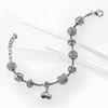 Picture of Car Lover Heart Bracelet Rhodium Plated (16.5cm)
