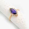 Picture of Vintage Purple Marquise Engagement Ring Gold Plated