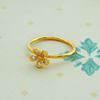 Picture of Daisy Flower Stackable Ring Gold Plated