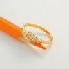 Picture of Classic CZ Bypass Ring Gold Plated
