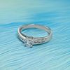 Picture of Classic Promise Engagement Ring Rhodium Plated