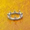 Picture of Crown Ring Rhodium Plated Stackable