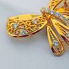 Picture of Vintage Ribbon Bow Brooch Gold Plated