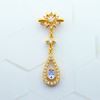 Picture of Dangling Teardrop Brooch Gold Plated