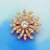 Picture of Petite Sunshine Brooch Gold Plated