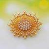 Picture of Brilliant Sunburst Brooch Gold Plated