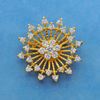 Picture of Petite Brilliant Sunburst Brooch Gold Plated
