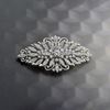 Picture of Rhombus Floral  Leaf Brooch Rhodium Plated