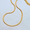 Picture of Snake Curb Chain Necklace Gold Plated (45cm)