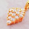 Picture of Rhombus Shaped Pendant Gold Plated
