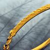 Picture of Double Twist Rope Bangle Gold Plated