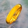 Picture of Bold Simple Thick Bangle Gold Plated