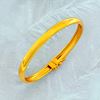 Picture of Classic Plain Bangle Gold Plated for Kids