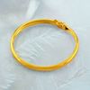 Picture of Classic Plain Bangle Gold Plated for Kids
