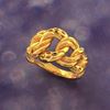 Picture of Mix Chunky Link Chain Ring Gold Plated