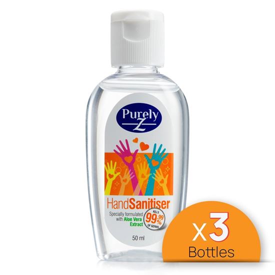 Picture of PurelyZ HAND SANITISER ( 3 bottles )