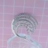 Picture of Elegant Swirl Laurel Leaf Brooch Rhodium Plated