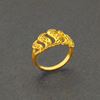 Picture of S Wave Bar Link Ring Gold Plated (Dakap S)