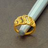 Picture of S Wave Bar Link Ring Gold Plated (Dakap S)