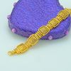 Picture of Bold Square Link Bracelet Gold Plated (Biskut Tawar) (16.5cm)