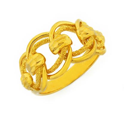 Picture of "Double Link Chain Ring Gold Plated (Coco Kendi)"