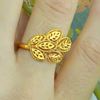 Picture of Bold Ketum Leaves Ring Gold Plated (Daun Ketum)