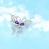 Picture of Monarch Butterfly Brooch Rhodium Plated (Rerama)