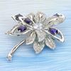 Picture of Rhodium Plated Brooch Jewellery (Kerongsang Kesuma) (BH5100)