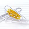Picture of Small Paperclip Chain Link Ring Gold Plated