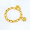 Picture of Gold Plated Bracelet Jewellery (Rantai Tangan Paper Clip Love T-Bar) (BT5051)