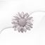 Picture of Mini Daisy Flower Brooch Rhodium Plated