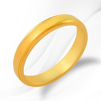 Picture of Classic Bold Ring Band Gold Plated